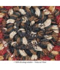 Home Spice Jute Braided Accessories Red Rug 240009PS 4 in. Set of 6 Round - Rugs Town Home Spice Jute Braided Accessories Red 240009PS 4 in. Set of 6 Round Rug