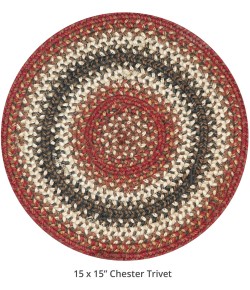 Homespice Decor Jute Braided 591715 Area Rug 15 in. Round