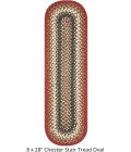 Home Spice Jute Braided Accessories Red Rug 240101PS 8 in. X 28 in. Set of 2 Oval - Rugs Town Home Spice Jute Braided Accessories Red 240101PS 8 in. X 28 in. Set of 2 Oval Rug