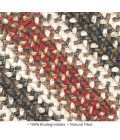 Home Spice Jute Braided Accessories Red 240117PS 8 in. X 28 in. Set of 2 Rect Rug