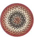 Home Spice Jute Braided Accessories Red Rug 240025PS 8 in. Set of 3 Round - Rugs Town Home Spice Jute Braided Accessories Red 240025PS 8 in. Set of 3 Round Rug