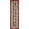 Homespice Decor Jute Braided Accessories Chester Red 240149PS 8 in. X 28 in. Set of 13 Rect Rug