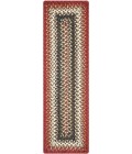 Home Spice Jute Braided Accessories Red 240117PS 8 in. X 28 in. Set of 2 Rect Rug