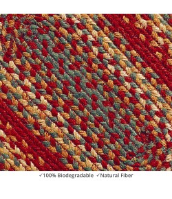 Homespice Decor Jute Braided 565129 Area Rug 10 in. X 10 in. Swatch