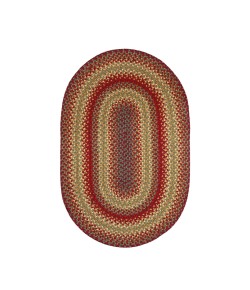 Homespice Decor Jute Braided 501127 Area Rug 20 in. X 30 in. Oval