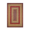 Homespice Decor Jute Braided Cider Barn Red 513120 4 ft. X 6 ft. Rect Rug