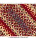 Homespice Decor Jute Braided Accessories Cider Barn Red 240068PS 13 in. X 19 in. Set of 4 Rect Rug