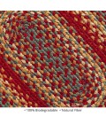 Home Spice Jute Braided Accessories Red 240112PS 8 in. X 28 in. Set of 2 Rect Rug