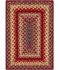 Homespice Decor Jute Braided Accessories Cider Barn Red 240068PS 13 in. X 19 in. Set of 4 Rect Rug