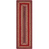 Homespice Decor Jute Braided Accessories Cider Barn Red 240144PS 8 in. X 28 in. Set of 13 Rect Rug
