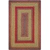 Homespice Decor Jute Braided Cider Barn Red 500120 2 ft. X 3 ft. Oval Rug