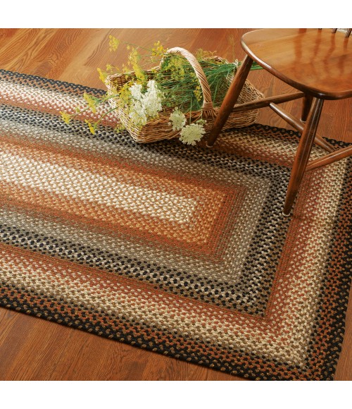 Homespice Decor Rug Sale. Cocoa Bean Cotton Braided Rug