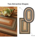 Home Spice Cotton Braided Rug Black Rug 404213 5 ft. X 8 ft. Oval - Rugs Town Home Spice Cotton Braided Rug Black 404213 5 ft. X 8 ft. Oval Rug