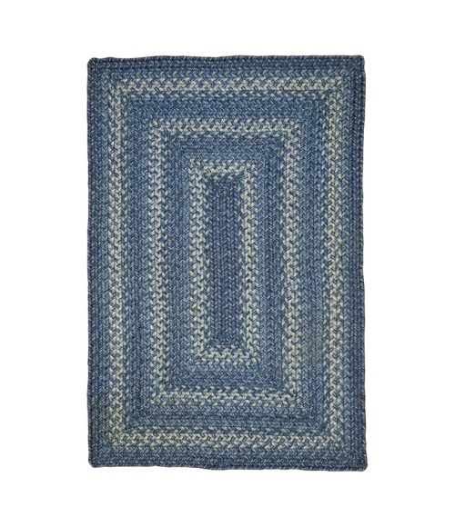 Homespice Jute Braided Blue Rug