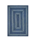 JUTE BRAIDED RUG Homespice Jute Braided Blue Rug