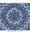Home Spice Jute Braided Accessories Blue Rug 240024PS 8 in. Set of 3 Round - Rugs Town Home Spice Jute Braided Accessories Blue 240024PS 8 in. Set of 3 Round Rug