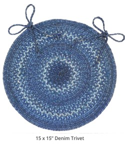 Homespice Decor Jute Braided 592682 Area Rug 15 in. Round