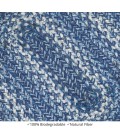Home Spice Jute Braided Accessories Blue Rug 240085PS 10 in. X 15 in. Set of 4 Oval - Rugs Town Home Spice Jute Braided Accessories Blue 240085PS 10 in. X 15 in. Set of 4 Oval Rug