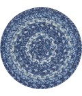 Home Spice Jute Braided Accessories Blue Rug 240024PS 8 in. Set of 3 Round - Rugs Town Home Spice Jute Braided Accessories Blue 240024PS 8 in. Set of 3 Round Rug