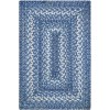 Homespice Decor Jute Braided Accessories Denim Blue 240072PS 13 in. X 19 in. Set of 4 Rect Rug