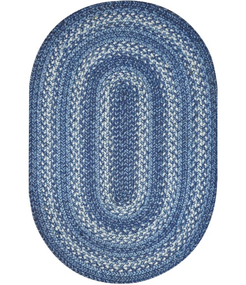 Home Spice Jute Braided Rug Blue Rug 500687 2 ft. X 3 ft. Oval - Rugs Town Home Spice Jute Braided Rug Blue 500687 2 ft. X 3 ft. Oval Rug