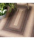 Homespice Ultra Durable Braided Brown Rug