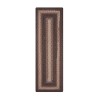 Homespice Decor Ultra Durable Braided Driftwood Chocolate 329127 22 in. X 72 in. Rect Rug
