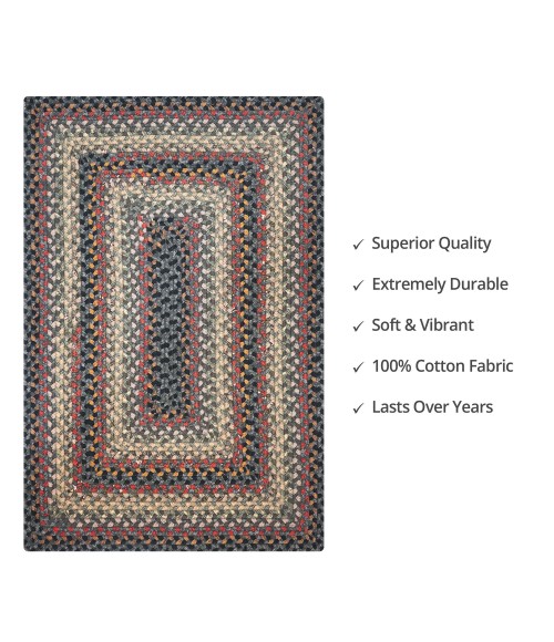 COTTON BRAIDED RUG Homespice Decor Rug Sale. Enigma Cotton Braided Rug