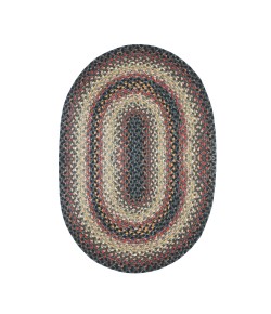 Homespice Decor Cotton Braided 404091 Area Rug 5 ft. X 8 ft. Oval