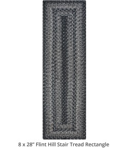 Home Spice Jute Braided Accessories Grey 240123PS 8 in. X 28 in. Set of 2 Rect Rug