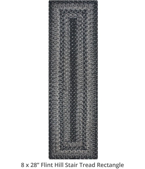 Homespice Decor Jute Braided Accessories Flint Hill Grey 240155PS 8 in. X 28 in. Set of 13 Rect Rug