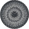 Homespice Decor Jute Braided Accessories Flint Hill Grey 240031PS 8 in. Set of 3 Round Rug
