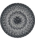 Homespice Decor Jute Braided Accessories Flint Hill Grey 240031PS 8 in. Set of 3 Round Rug