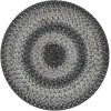 Homespice Decor Jute Braided Accessories Flint Hill Grey 240177PS 15 in. Set of 6 Round Rug