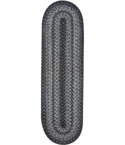 Home Spice Jute Braided Accessories Grey 240107PS 8 in. X 28 in. Set of 2 Oval Rug