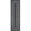 Homespice Decor Jute Braided Accessories Flint Hill Grey 240155PS 8 in. X 28 in. Set of 13 Rect Rug