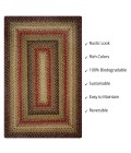 JUTE BRAIDED RUG Homespice Jute Braided Brown Rug