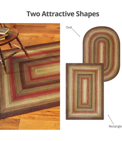 JUTE BRAIDED RUG Homespice Decor Rug Sale. Gingerbread Jute Braided Rug