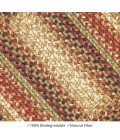 Home Spice Jute Braided Accessories Brown, Deep Red Rug 240078PS 13 in. X 19 in. Set of 4 Rect - Rugs Town Home Spice Jute Braided Accessories Brown, Deep Red 240078PS 13 in. X 19 in. Set of 4 Rect Rug