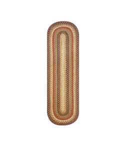 Homespice Decor Jute Braided 571809 Area Rug 11 in. X 36 in. Oval