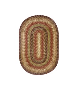 Homespice Decor Jute Braided 501806 Area Rug 20 in. X 30 in. Oval