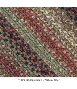 Homespice Decor Jute Braided 565792 Area Rug 10 in. X 10 in. Swatch
