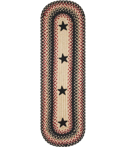 Home Spice Jute Braided Accessories Black Rug 240136PS 8 in. X 28 in. Set of 13 Oval - Rugs Town Home Spice Jute Braided Accessories Black 240136PS 8 in. X 28 in. Set of 13 Oval Rug
