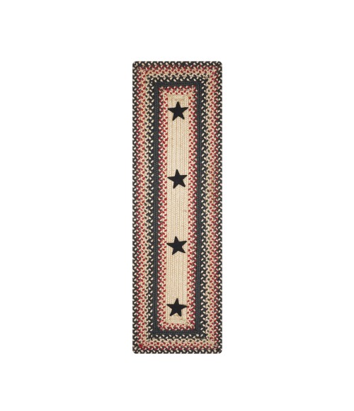 JUTE BRAIDED RUG Homespice Decor Rug Sale. Primitive Star Gloucester Jute Braided Accessories