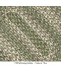 Home Spice Jute Braided Rug Green 501820 20 in. X 30 in. Oval Rug