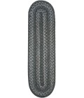 Home Spice Jute Braided Accessories Grey 240140PS 8 in. X 28 in. Set of 13 Oval Rug