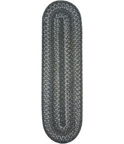 Home Spice Jute Braided Accessories Grey 240108PS 8 in. X 28 in. Set of 2 Oval Rug