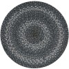 Homespice Decor Jute Braided Accessories Grey Cloud Grey 240178PS 15 in. Set of 6 Round Rug