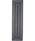 Home Spice Jute Braided Accessories Grey 240156PS 8 in. X 28 in. Set of 13 Rect Rug