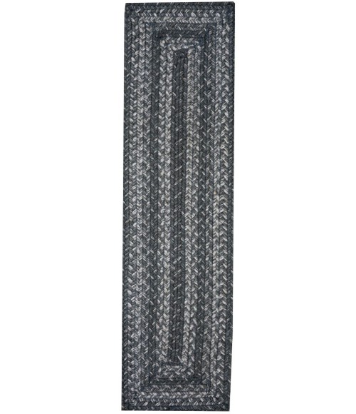 Home Spice Jute Braided Accessories Grey 240156PS 8 in. X 28 in. Set of 13 Rect Rug